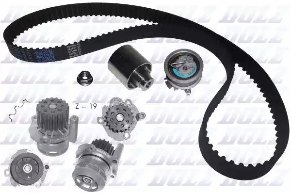 Помпа + комплект ГРМ DOLZ KD036