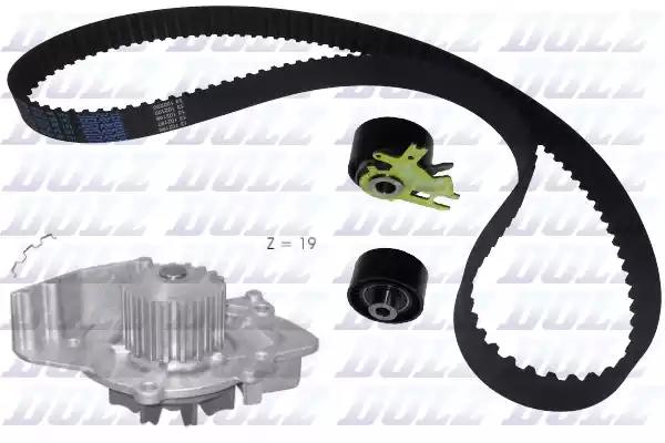 Помпа + комплект ГРМ DOLZ KD038