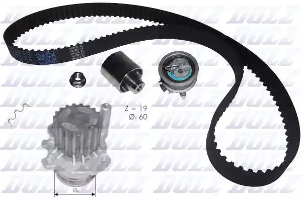 Помпа + комплект ГРМ DOLZ KD054