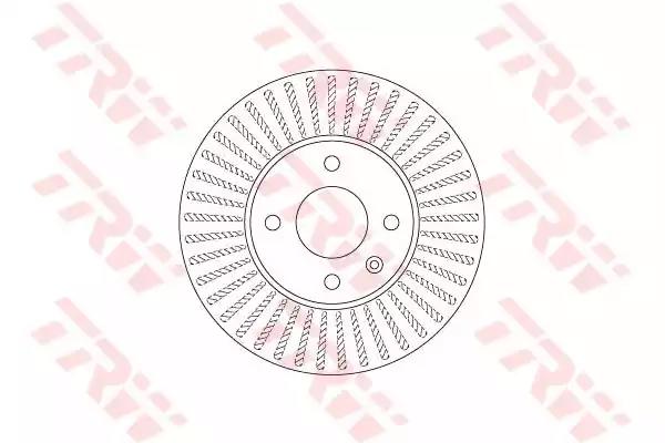 Тормозной диск TRW DF6254 - Фото 1