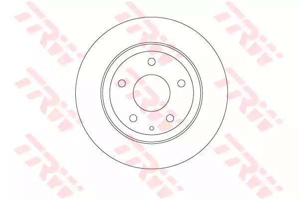 Тормозной диск TRW DF8115 - Фото 1