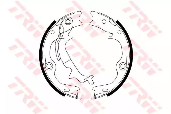 Тормозные колодки ручника TRW GS8817