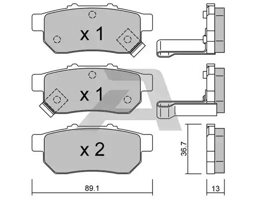 Тормозные колодки AISIN BPHO-2900
