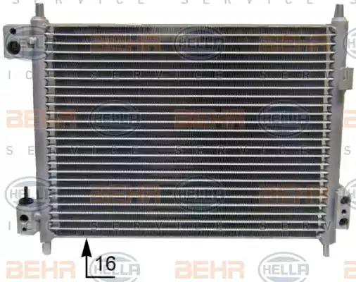 Радиатор кондиционера HELLA 8FC 351 344-321