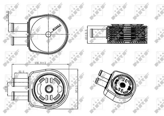 Масляный радиатор NRF 31310