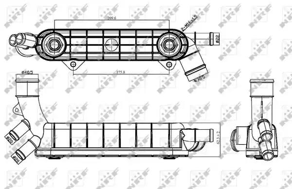 Масляный радиатор NRF 31316