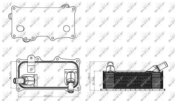 Масляный радиатор NRF 31318