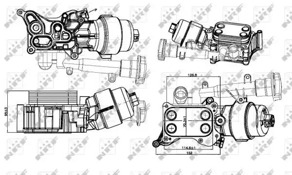 Масляный радиатор NRF 31326