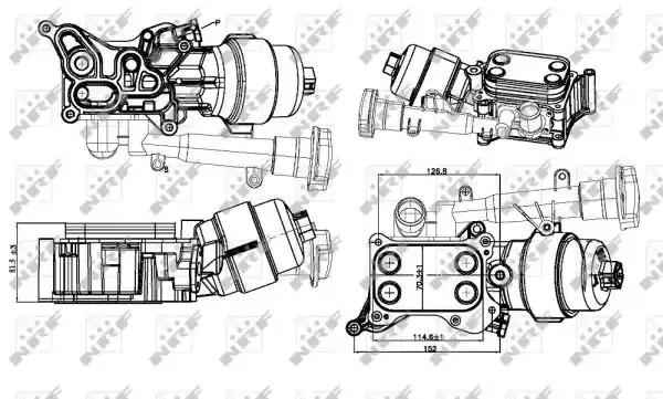 Масляный радиатор NRF 31327