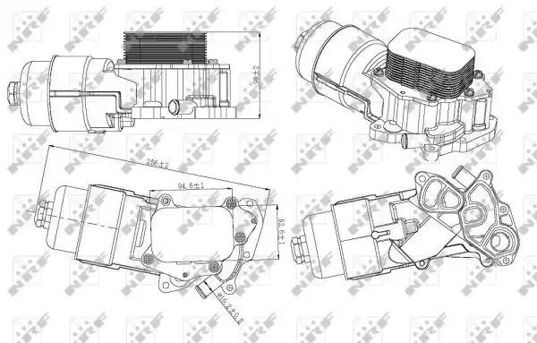 Масляный радиатор NRF 31328