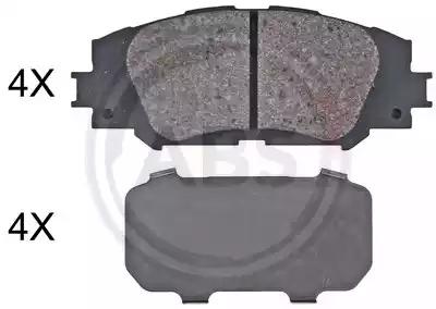 Тормозные колодки A.B.S. 35048