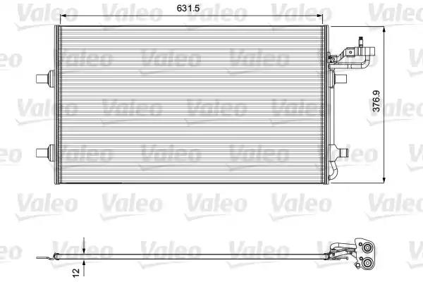 Радиатор кондиционера VALEO 814323