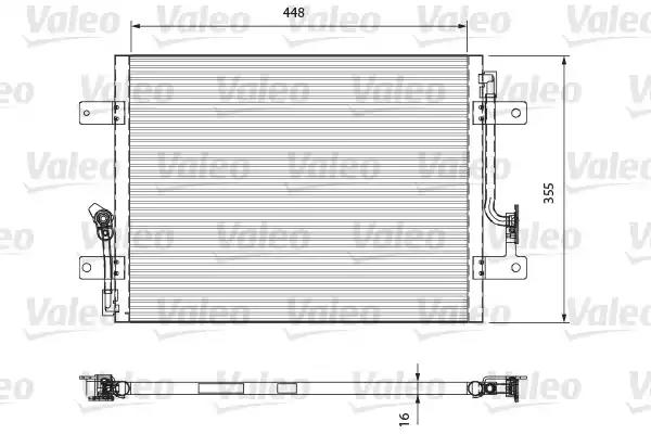 Радіатор кондиціонера VALEO 818066