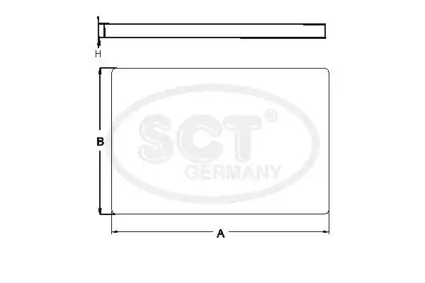 Фильтр салона SCT SA 1320 - Фото 2