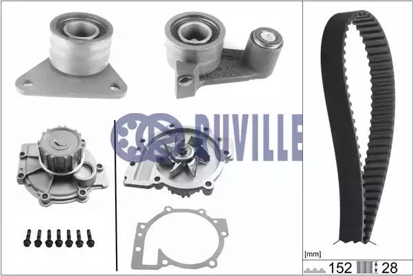 Помпа + комплект ГРМ RUVILLE 56511701