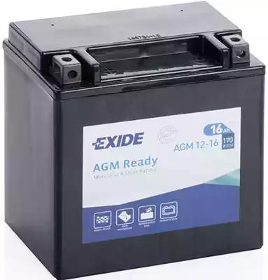 Стартерная аккумуляторная батарея EXIDE AGM12-16
