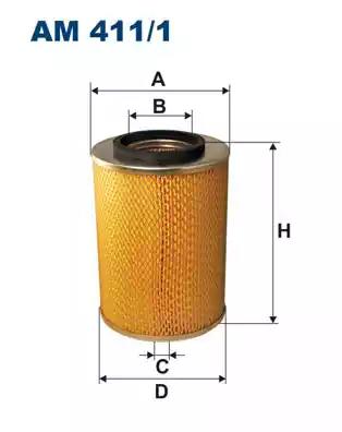 Воздушный фильтр FILTRON AM411/1