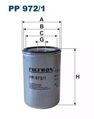 Топливный фильтр FILTRON PP972/1