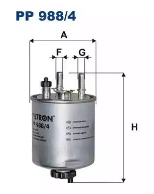 Топливный фильтр FILTRON PP988/4