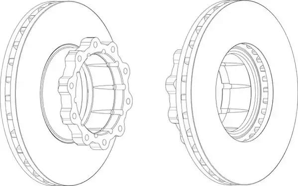 Тормозной диск BERAL BCR120A