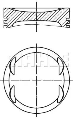Поршень MAHLE 007 PI 00153 000