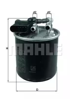 Топливный фильтр MAHLE ORIGINAL KL 913