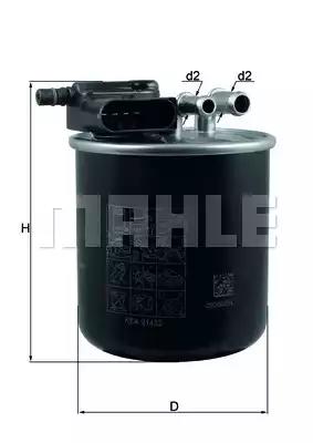 Топливный фильтр MAHLE ORIGINAL KL 949
