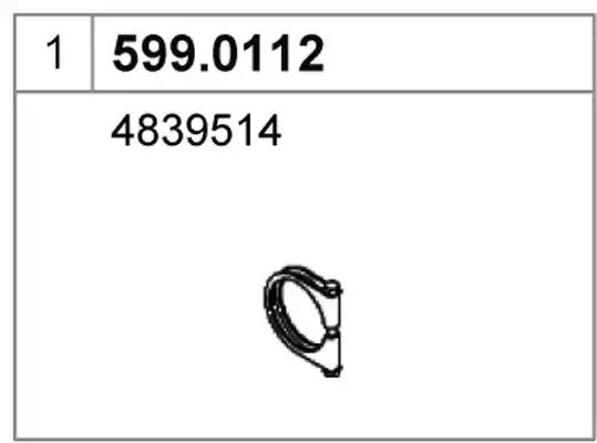 Соединительные элементы, система выпуска ASSO 599.0112
