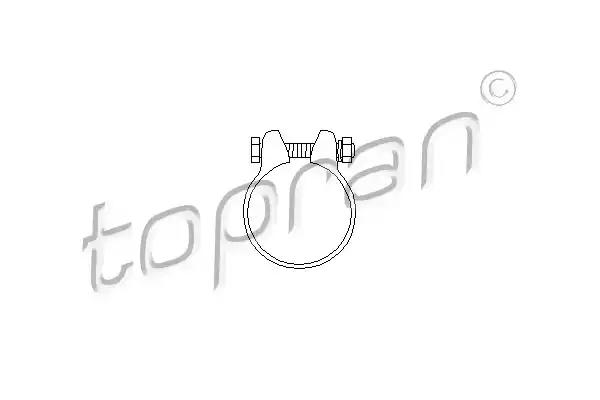 Соединительные элементы, система выпуска TOPRAN 102 750