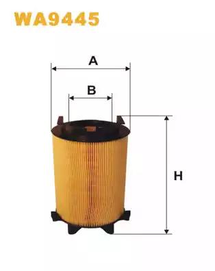 Воздушный фильтр WIX FILTERS WA9445