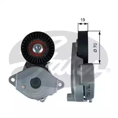 Натяжной ролик поликлинового ремня GATES T39355 DriveAlign®