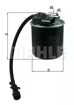 Топливный фильтр KNECHT KL 912