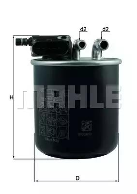 Топливный фильтр KNECHT KL 942