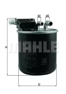 Топливный фильтр KNECHT KL 948
