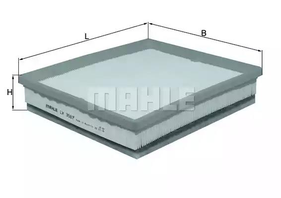 Воздушный фильтр KNECHT LX 3987