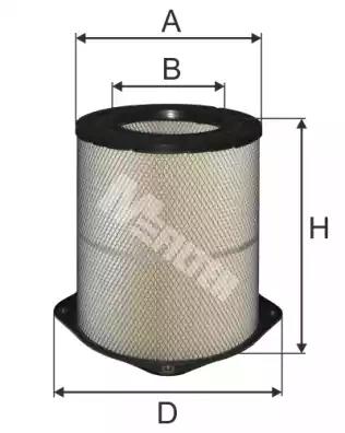 Воздушный фильтр MFILTER A 850