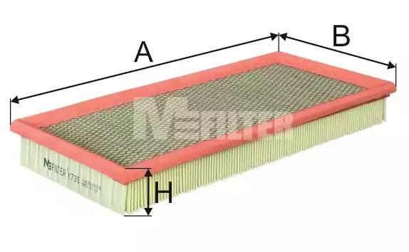 Воздушный фильтр MFILTER K 739