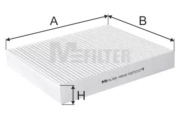 Фильтр салона MFILTER K 9018