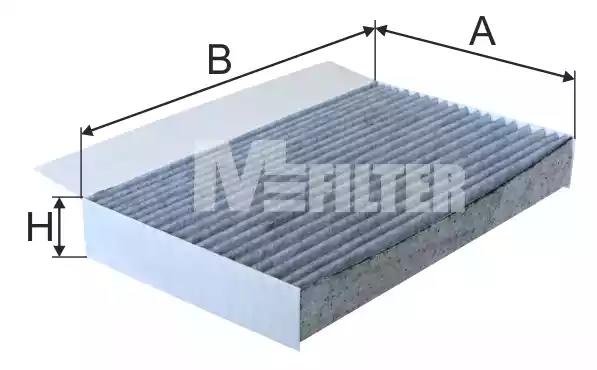Фильтр салона MFILTER K 9044C