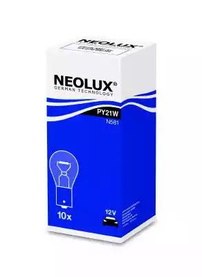 Лампа накаливания NEOLUX® N581 (указатель поворота, сигнал торможения, освещение номерного знака, задняя противотуманная фара, фара заднего хода, внутреннее освещение, фонарь установленный в двери, освещение багажника, подкапотная лампа, стояночные огни,