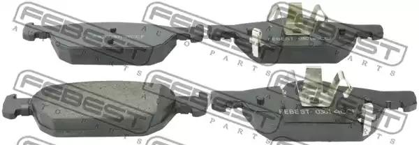 Тормозные колодки FEBEST 0301-ACCF