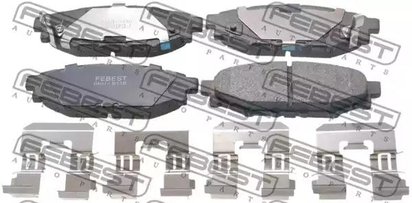 Тормозные колодки FEBEST 0801-B13R