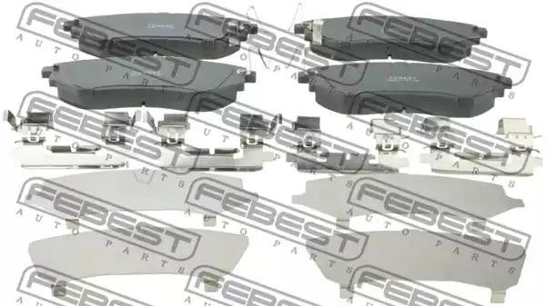 Тормозные колодки FEBEST 0801-W10F