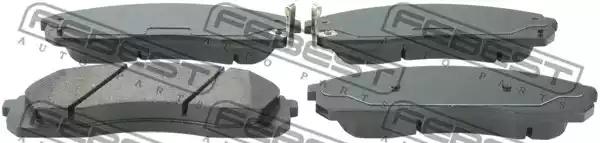 Тормозные колодки FEBEST 1201-H100F
