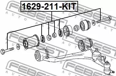 Болт регулировки развала колёс FEBEST 1629-211-KIT - Фото 1