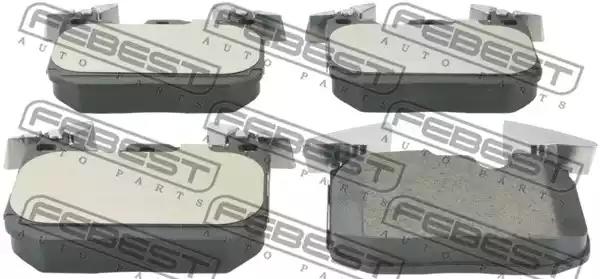 Тормозные колодки FEBEST 1901-F20F