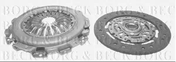 Комплект сцепления BORG & BECK HK2165