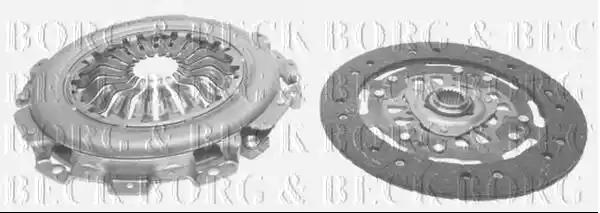 Комплект сцепления BORG & BECK HK2263