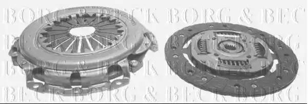 Комплект сцепления BORG & BECK HK2266