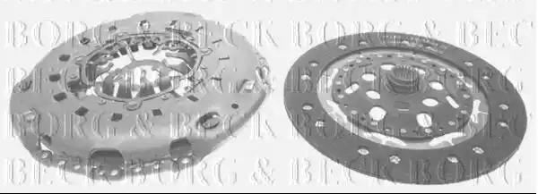 Комплект сцепления BORG & BECK HK2283